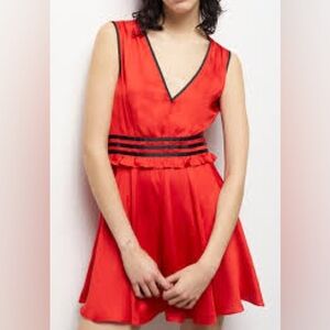 NWT The Kooples Red and Black Dress